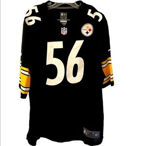 Nike NFL Players Pittsburgh Steelers Woodley Jerseys 56 XL On Field Excellent